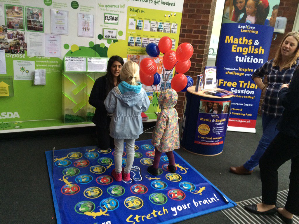 School Holiday Fun and Games here at Killingbeck store.  <a href="/exploretutors/">Explore Learning</a> <a href="/AsdaCommunity/">Asda Community Team</a>