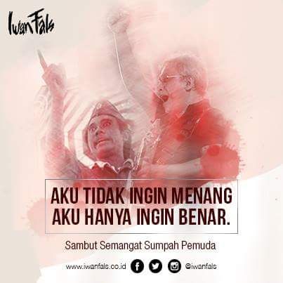 Aku tidak ingin menang. 
Aku hanya ingin benar!