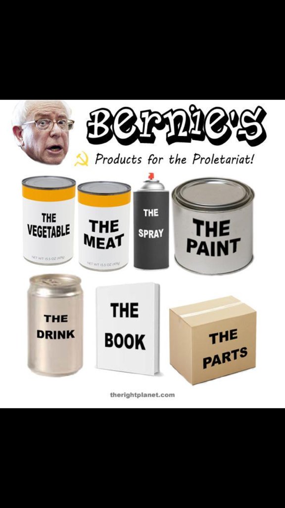 StudentsTrump's tweet photo. @BernieSanders is a communist/socialist who honeymooned in the Soviet Union and never came back! #FeelTheBern https://t.co/5aD7OIzEMW