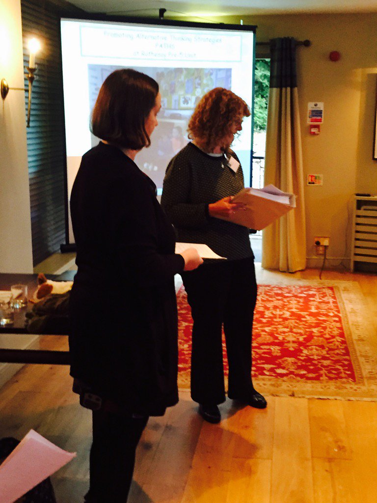 EYArgyllBute's tweet image. Rothesay Pre5 unit shares their journey using PAThS- Promoting Alternative Thinking Strategies #abelcc15 #TalkELCC