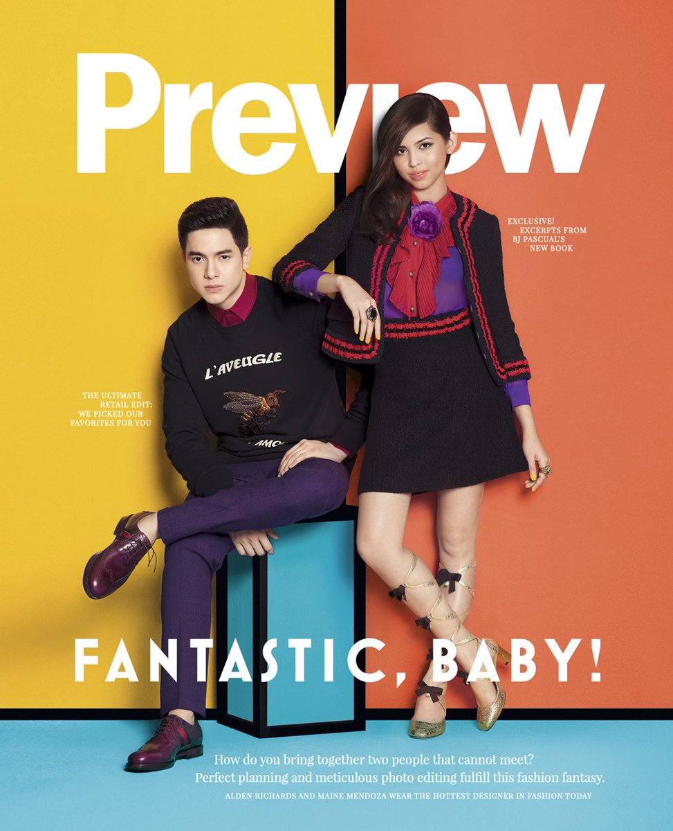 preview_mag's tweet photo. Yes, we have TWO covers! With amazing photo-editing, we put together @aldenrichards02 and @mainedcm this NOV! https://t.co/RYVUE8aoWi