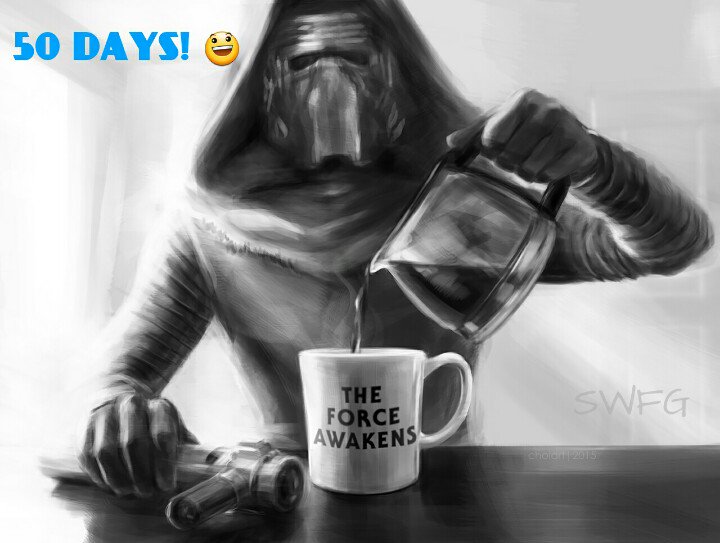 StarWarsFanGirl's tweet image. 50 Days! 
#Countdown to #StarWars #TheForceAwakens