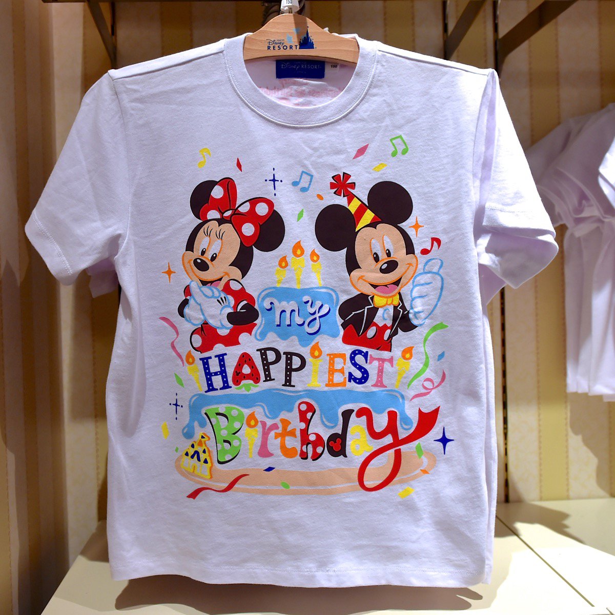 Mezzomikiのディズニーブログ My Happiest Birthday ディズニーランドお誕生日グッズにtシャツなどが登場 T Co Jrjxbwfhpt T Co Jwwlcustbp