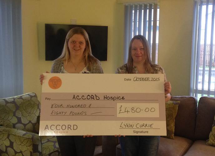 accordhospice's tweet photo. A huge thanks to Lynn Currie for Running the Prom for ACCORD. She has raised Β£480. #Congratsandthanks https://t.co/zqOtE3qEK0