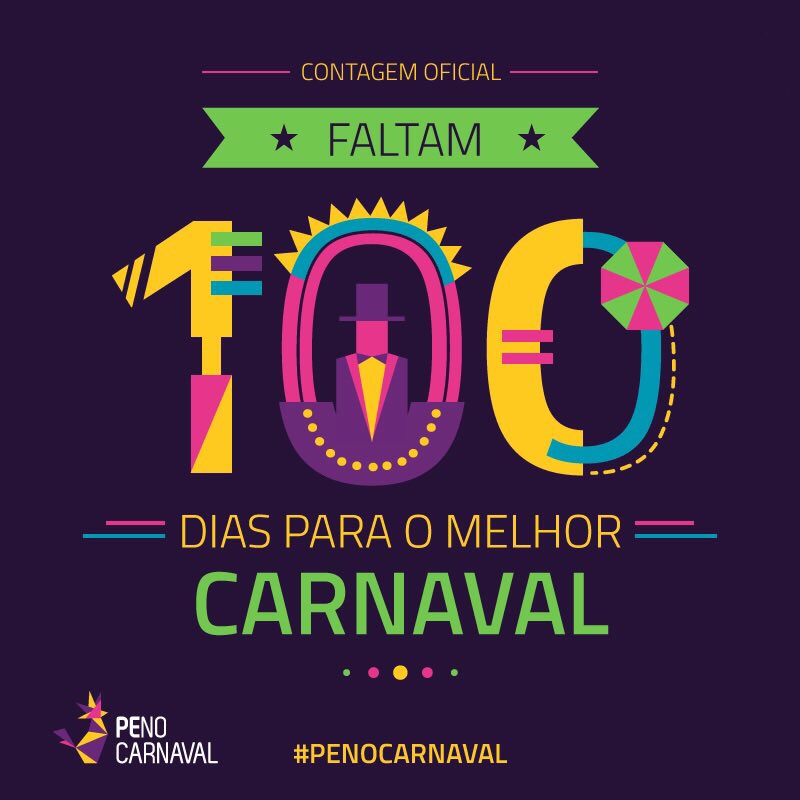 penocarnaval's tweet photo. Damos início a melhor época do ano. Avisa pra todo mundo que o Carnaval 2016 vai ficar na história. #PEnoCarnaval https://t.co/0kMJGRjdZU