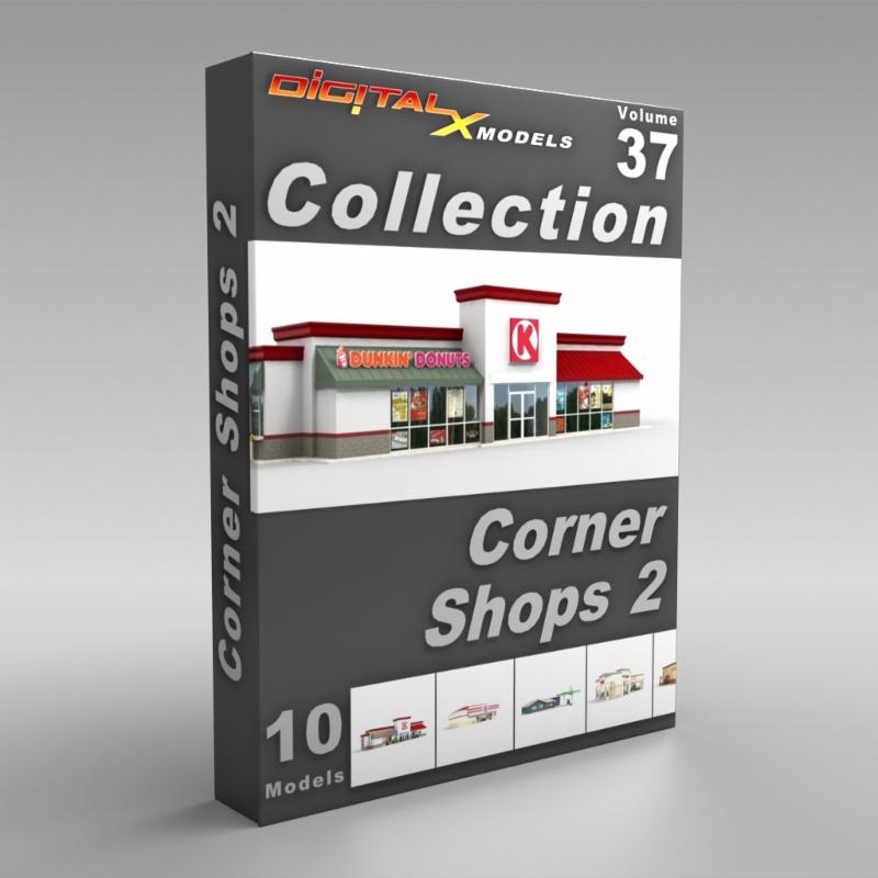 DigitalXModels's tweet image. New Model Collection!  Corner Shops 2!! Click the link to view the new 3d models! conta.cc/1H8M4am
