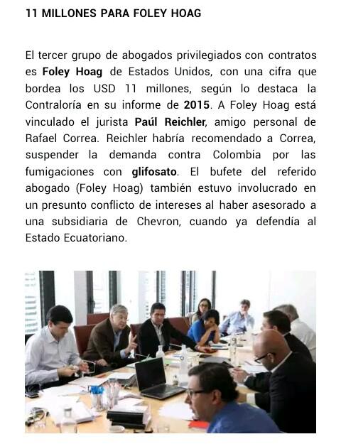Javier_Espin_Ec's tweet photo. Los amigos d @MashiRafael asesoran a #Chevron defienden a #Ecuador pierden todos los casos y s embolsan 11 millones https://t.co/scwAnlcf7N