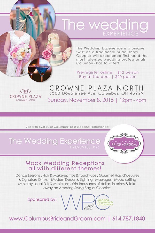 Only a few days away from the 2015 Fall Wedding Experience! #Columbus #cbus #wedding #bride #groom #engaged #event