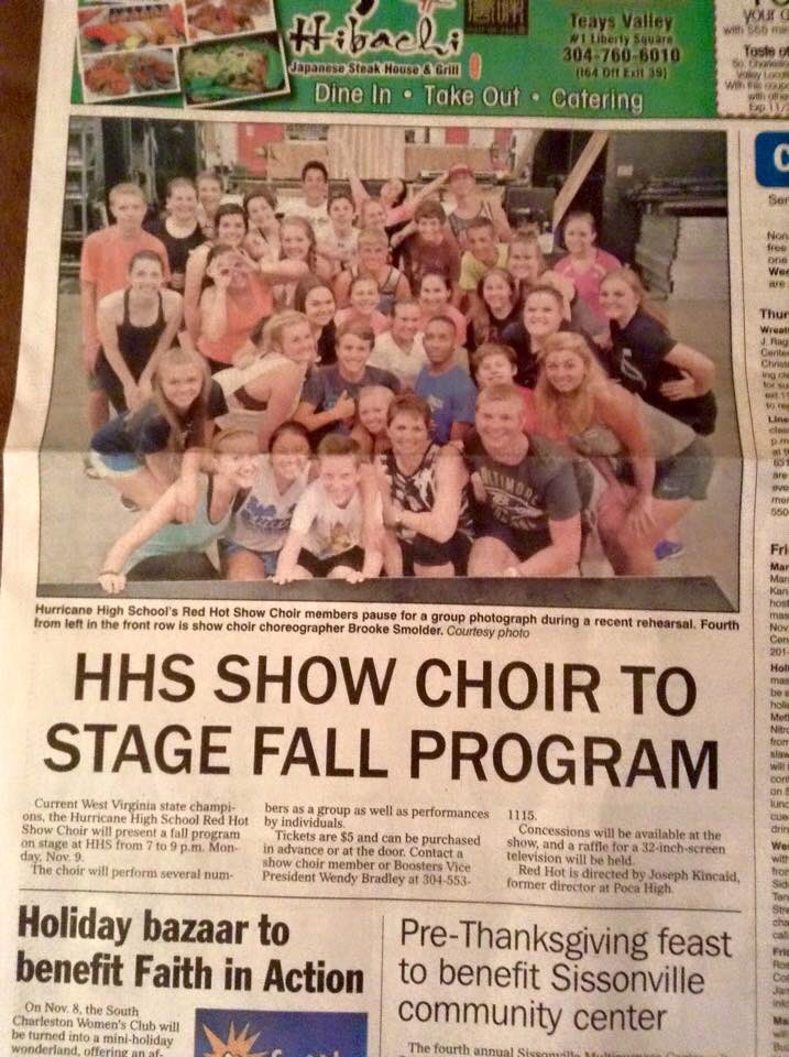 REDHOTSHOWCHOIR's tweet photo. Next Monday at 7! Don't forget it!! #GoRedHot https://t.co/T5IFAZo0Tt