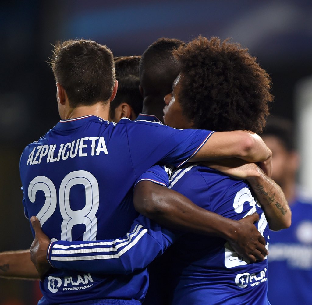 ChelseaFC's tweet photo. Full-time: Chelsea 2-1 Dynamo Kiev! #CFC #ChampionsLeague https://t.co/XBTSiZcIk9