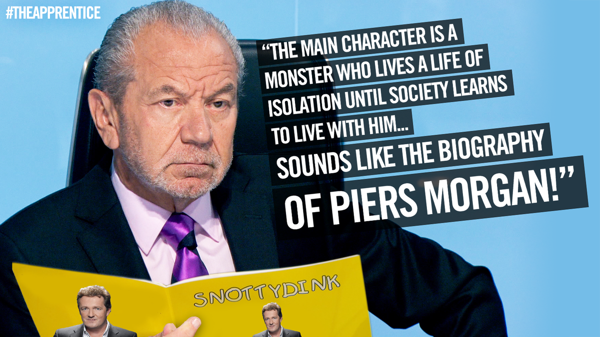 bbcapprentice's tweet image. The worst possible book review… #theapprentice