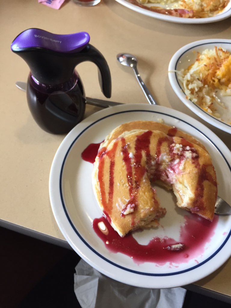 Asia Ray on Twitter "It's all about the boysenberry syrup at ihop