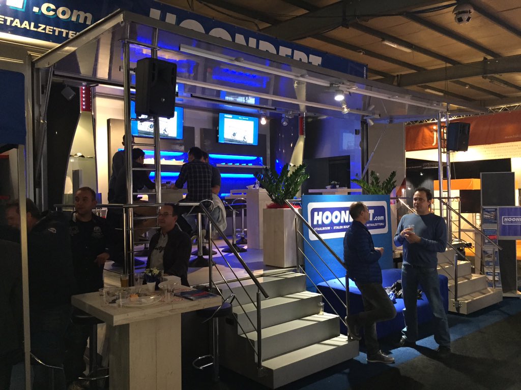 Promotrail's tweet image. Vandaag de 2de dag op de contacta 2015 voor Hoondert staalbouw.