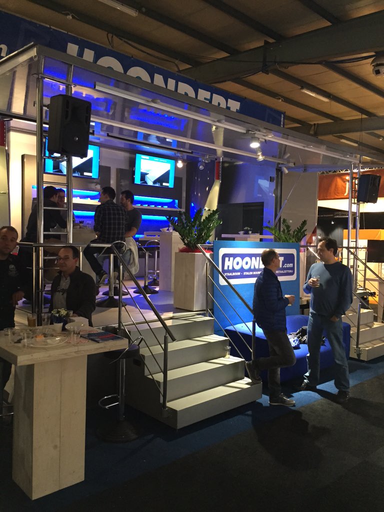 Promotrail's tweet image. Vandaag de 2de dag op de contacta 2015 voor Hoondert staalbouw.