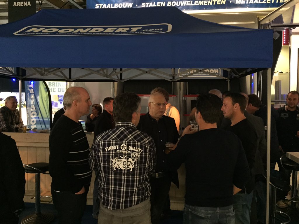 Promotrail's tweet image. Vandaag de 2de dag op de contacta 2015 voor Hoondert staalbouw.