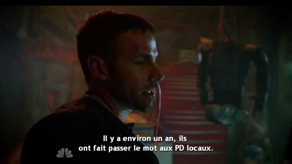 HaterzFr's tweet photo. Drame du soustitreur bénévole: la version originale c'était "A year ago, they told the local PD" (Police Department) https://t.co/SXxWqNkzub