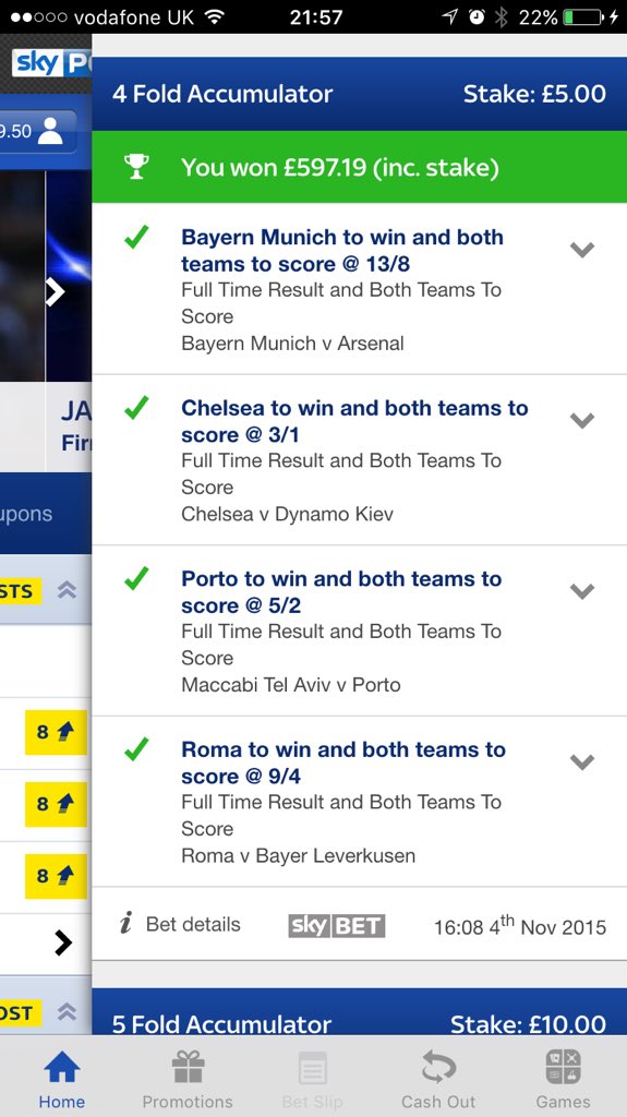 MulviBarr's tweet photo. @FootyAccums not bad for a Wednesday night https://t.co/NHO4oJos6Y