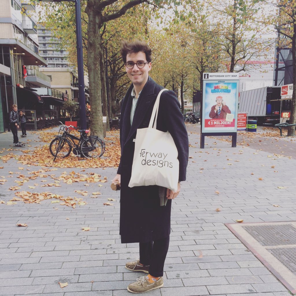ferwaydesigns's tweet photo. Very happy indeed! This is our new tote shopper. #earthpositive #organiccotton #Fair is the Way #ferway #ecofashion https://t.co/6E8uf5RkM6
