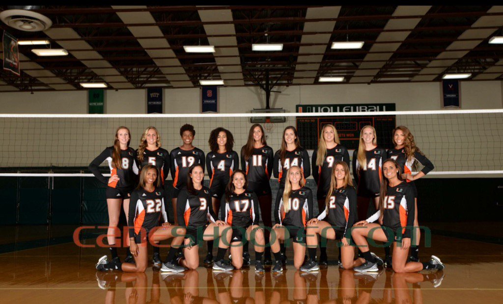 michelemarenus's tweet photo. COME SUPPORT US TONIGHT AS WE TAKE ON THE NOLES at 7!! #PackTheKnight #BeatFSU @CanesVB https://t.co/eTUkvULHnE