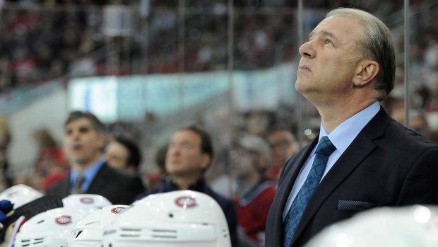 TSNHockey's tweet photo. C'MON REF: @kfraserthecall on a 'no-win' coach's challenge by Michel Therrien on Tuesday. https://t.co/DZd71DO26M https://t.co/f7ZSIKIJhx