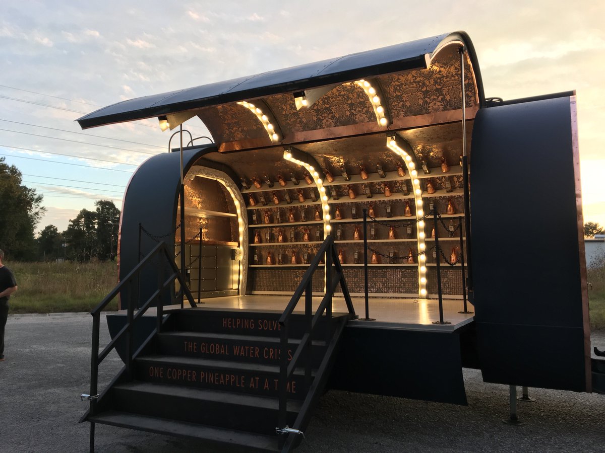 GorillaWelding's tweet photo. Check out our latest build for #Absolut! A mobile #boutique #bar on wheels driving from NY to LA. #design #fabricate https://t.co/dA0nXNqBNQ