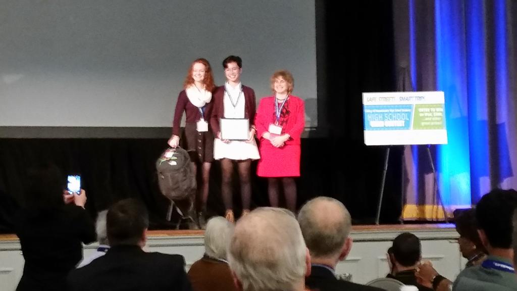 mciccolo's tweet photo. So proud! LHS students win statewide High School Video contest! @MassDOT @LexReporter #MovingTogether2015 #LexMA https://t.co/sdKpdy58Xe