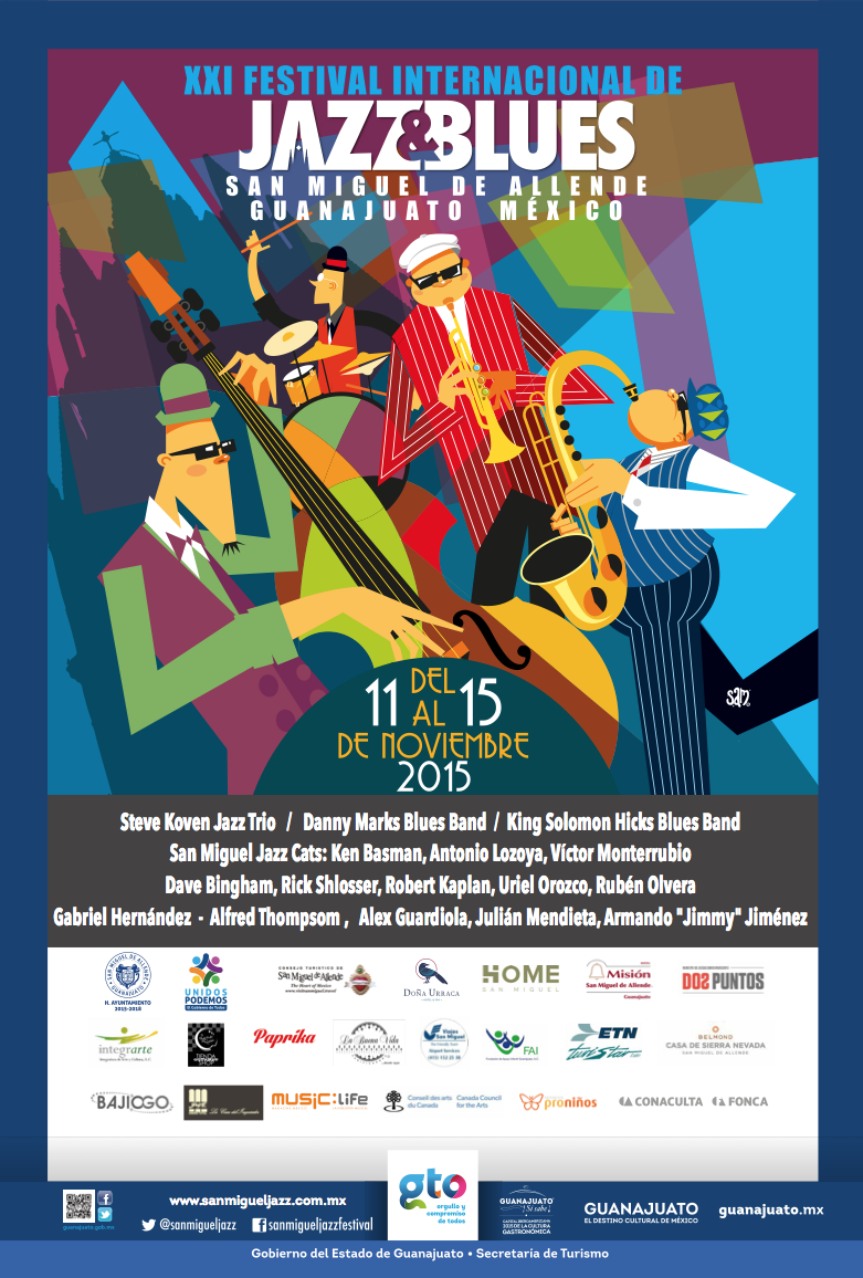 Campanas_SMA's tweet photo. Asiste del 11-15 de nov al Festival Internacional de Jazz y Blues en #SanMiguelDeAllende ➩ https://t.co/Qo5Wz2zIps https://t.co/1CmVaraZX2