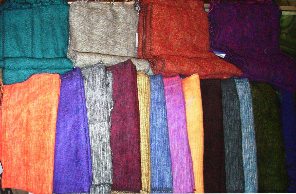 Man_At_Leisure's tweet photo. Our scarves from Nepal have finally arrived.  Lots of pretty colors. $18 (Click LIKE if you know where #Nepal is) https://t.co/F2XVgPdMnP