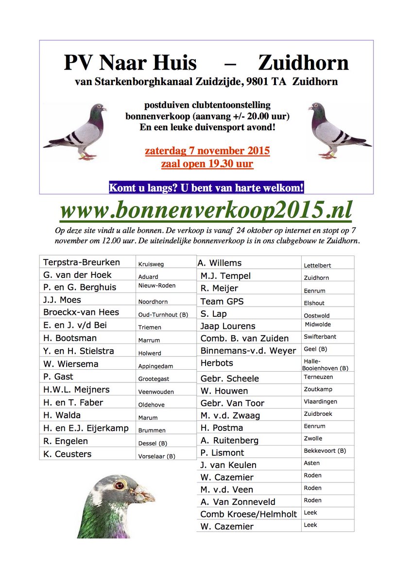 juhet's tweet image. zaterdag organiseert onze club een clubtentoonstelling en bonnenverkoop. bonnenverkoop2015.nl