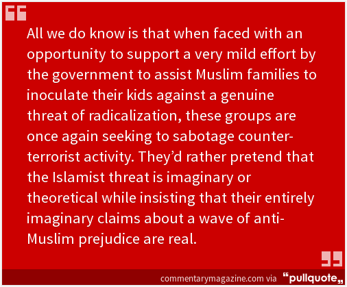 RightReads's tweet image. Muslim activist groups criticize FBI for saying ISIS is trying to recruit American Muslims. commentarymagazine.com/terrorism/isla…