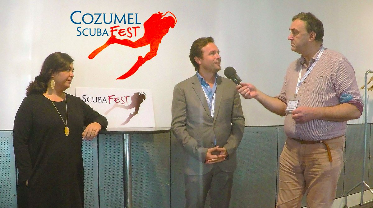 Info on Scuba meeting #Cozumelscubafest at #WTMLondon #scuba #mexico