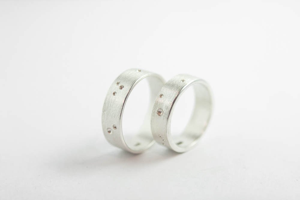 v2designworks's tweet photo. Brushed Silver Constellation Ring, His and Hers Modern Wedding… https://t.co/7citaidPDb #etsymntt #ConstellationRing https://t.co/RsivJAIVsM