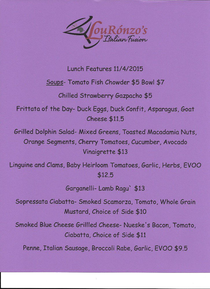 LouronzoS's tweet photo. #lunchspecials https://t.co/bYZRscs2Dk