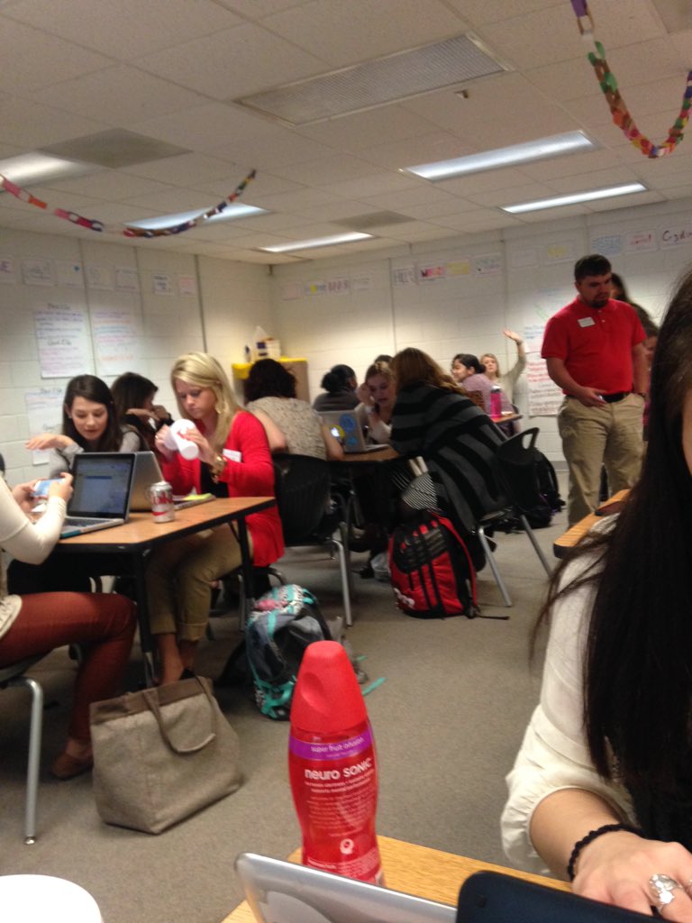 meganj0211's tweet photo. #edms2017 hard at work talking about their middle school community https://t.co/gD892hhxte