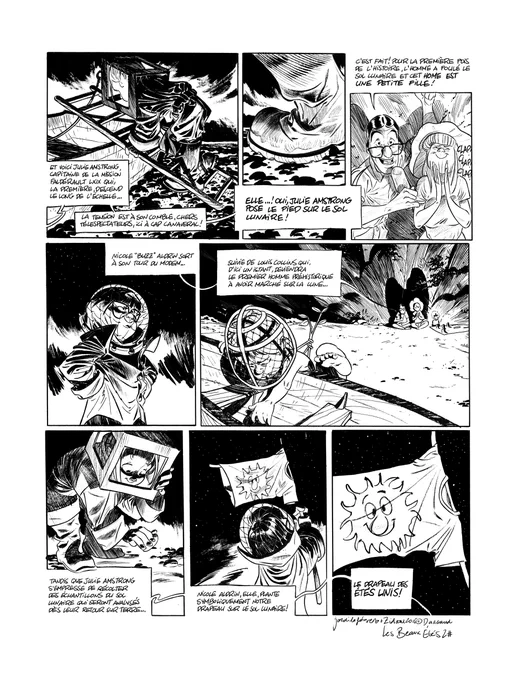 En 1969 Les Faldérault étaient...dans la Lune!...
Les Beaux Étés 2, @EditionsDargaud juin 2016 