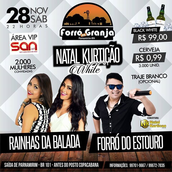NatalKurticaoRN's tweet photo. #ForroNaGranja #NatalKurticaoWhite #RainhasDaBalada #ForroDoEstouro #Parnamirim https://t.co/7AjdWxOoRA