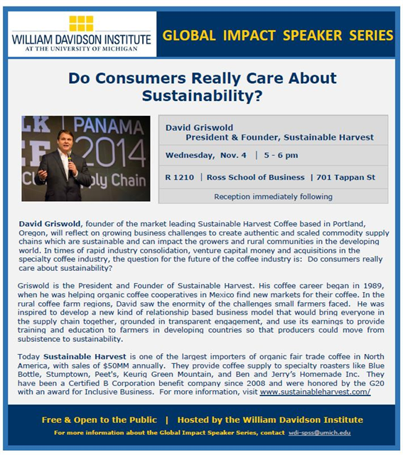 SHRobbiePDX's tweet photo. Is coffee best served with sustainability? Learn more today at @MichiganRoss @wdi_michigan https://t.co/YtvT4wj7Ts https://t.co/wkhoNLKfN8