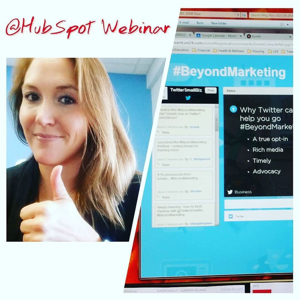 LisaLove9000's tweet image. Going #BeyondMarketing with an informative #HubSpot webinar today. #TwitterSmallBiz #Alway… ift.tt/20uxzJM