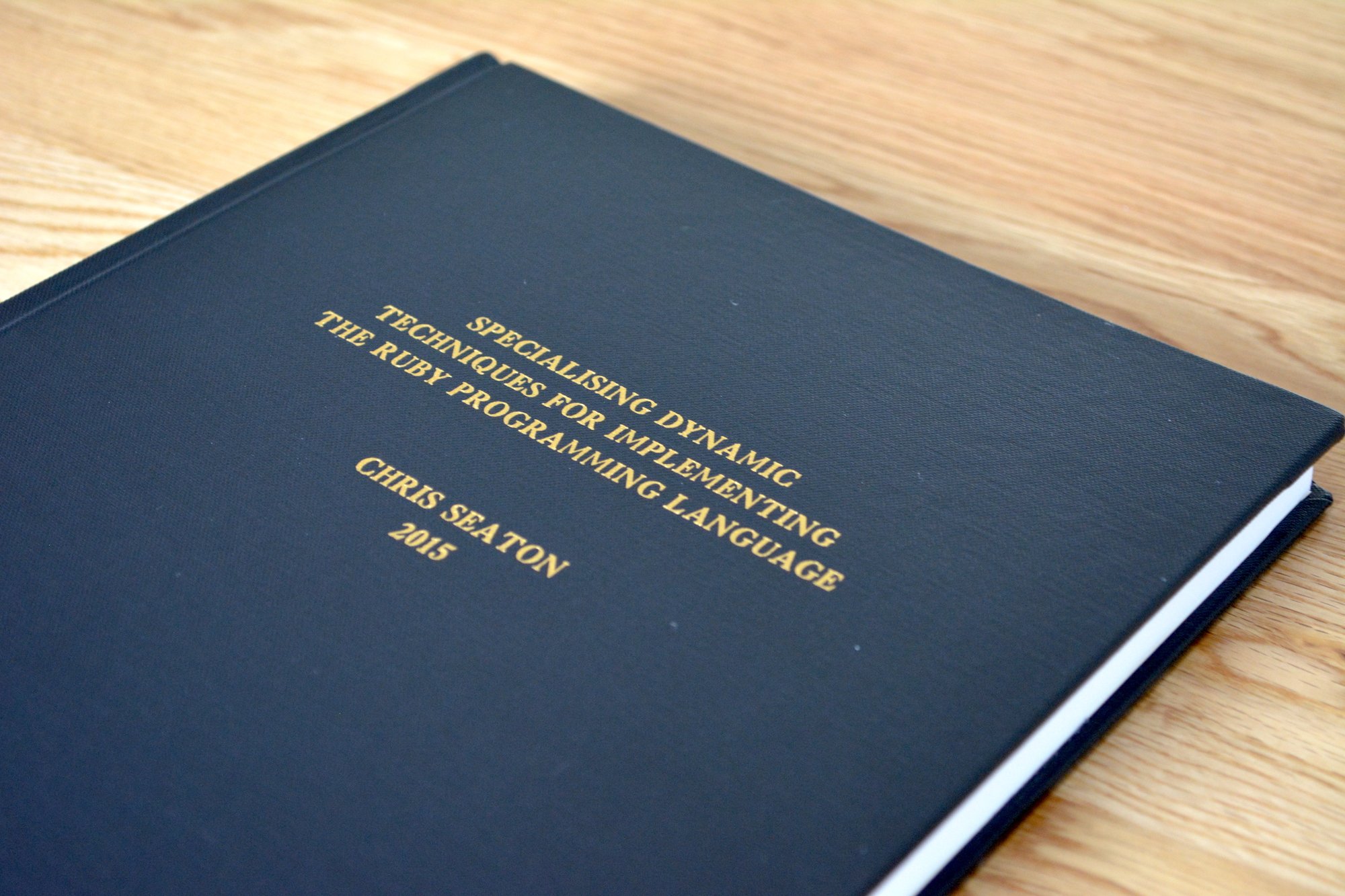 Thesis language