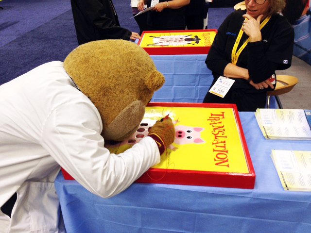 UMNresearch's tweet photo. .@GoldytheGopher stopped by #MNMedtechWeek to learn about bringing medical devices to market! @LifeSciAlley https://t.co/JuU0C5fFOf