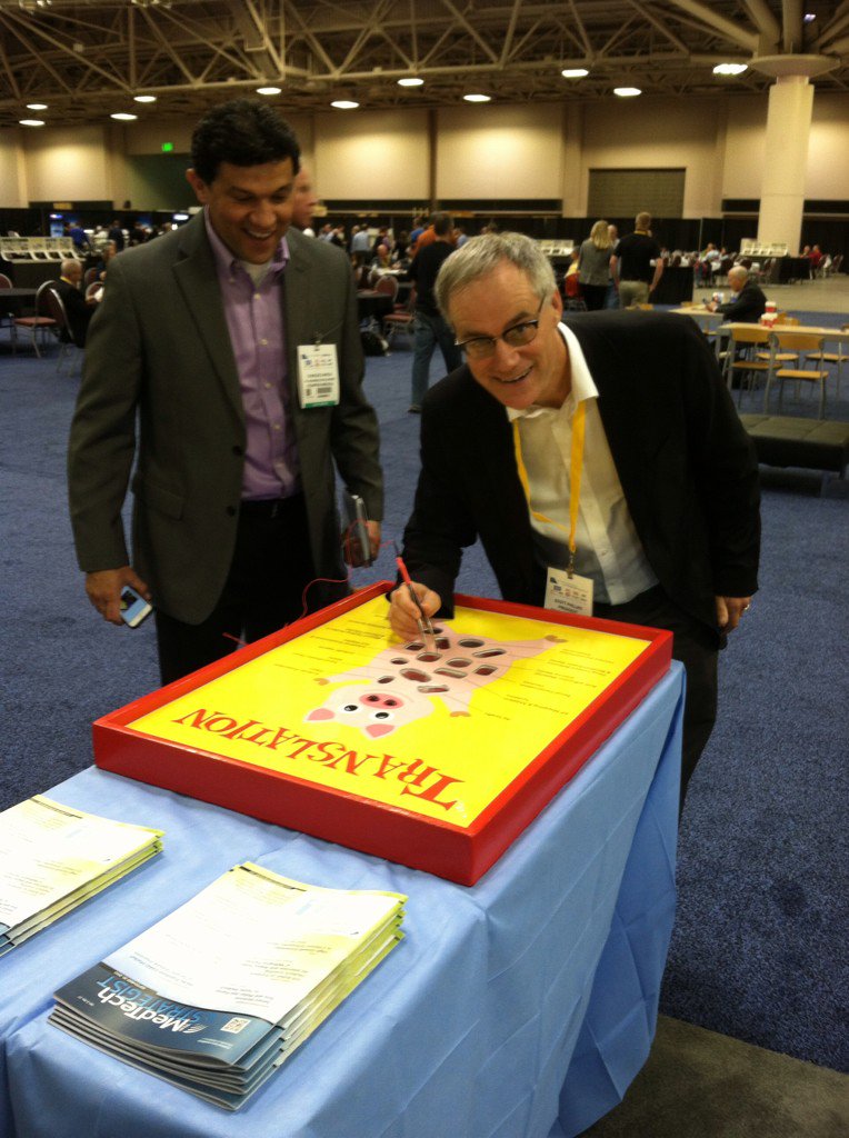 SurpassInc's tweet photo. @StarFishMedical Thanks for stopping by our booth &amp; playing "Translation" with us at #MNMedtechWeek  #UBMMinn https://t.co/BGzcU5MBjn