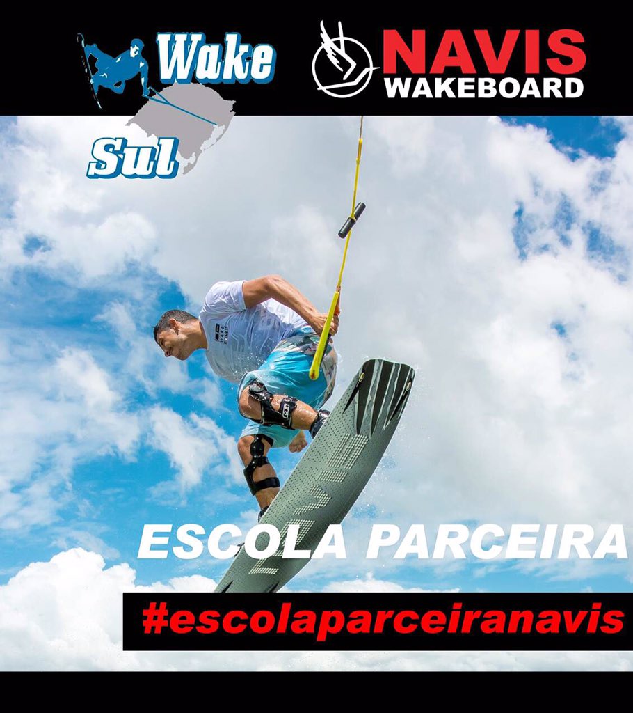 NWakeboard's tweet photo. Mais uma parceria firmada! A escola wakesul de POA também já conta com mais equipamentos da Navis! https://t.co/euuLvuN5tN