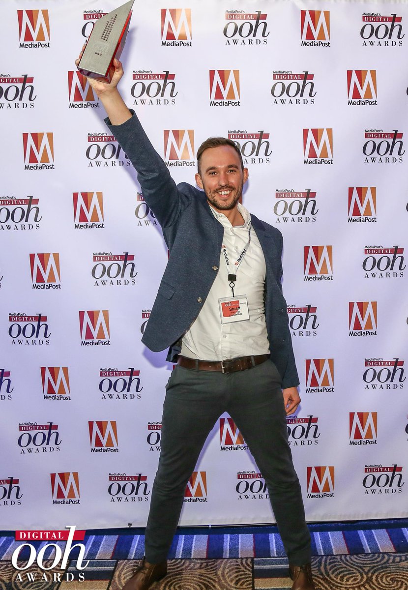 foreverbetaNYC's tweet photo. Excited to have won a @MediaPost DOOH award last night for our work on @ABSOLUTvodka_US #AbsolutReality this summer. https://t.co/oAvM1ZlJOO