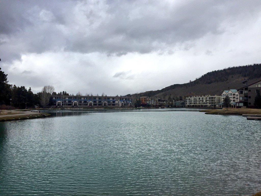 Calm before the storm. We're expecting snow today! #Cowx