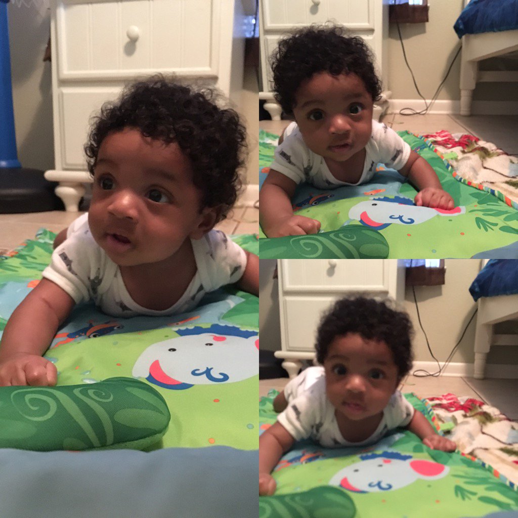 GorgeousNishaa_'s tweet photo. My Fatt Daddy Prince Kayden #Loml #HandsumFace #HotBoyShxt 👑👶🏼❤️❣ https://t.co/7WKOyO8BOf
