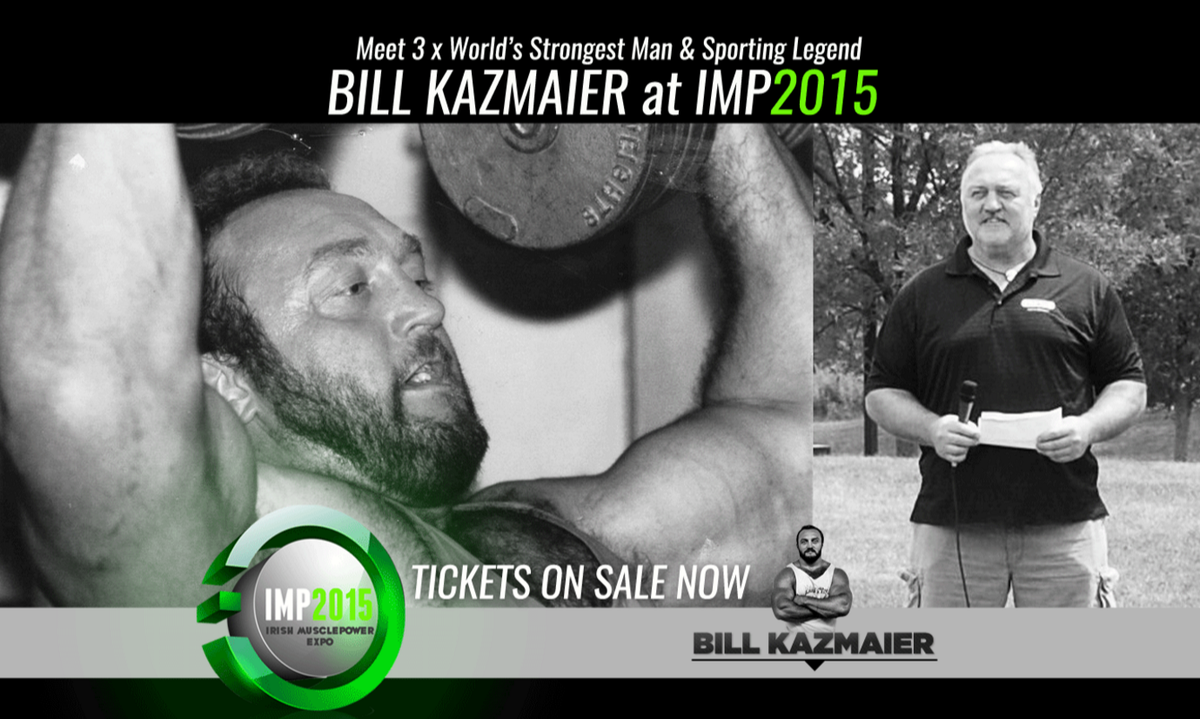 irishmusclepowr's tweet photo. We were lucky enough to have Bill Kazmaier join us for IMP 2015. Who's a fan of this legend? #billkazmaier #IMP2015 https://t.co/YNkzstivqp
