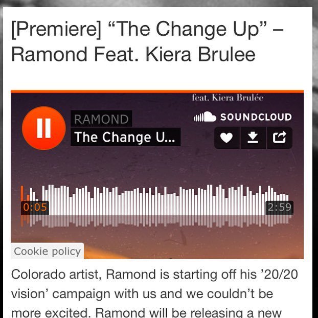 WTRWRLD's tweet photo. My bro @ramondofficial is about to take off. Check out his new track on @upcominghiphop #dope #music https://t.co/gCNCZOFu6i
