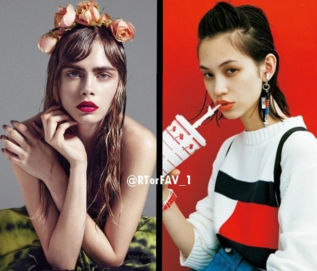 RTorFAV_1's tweet photo. REQUESTED 
RT for Cara Delevingne 
FAV for Kiko Mizuhara https://t.co/chfloP3ZLb