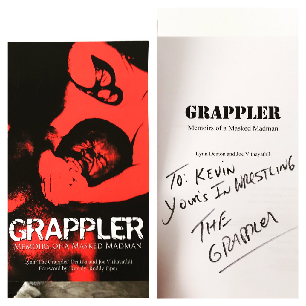 realKILLERkross's tweet photo. @GrapplerBook #Book
Finally got my Grappler Memoirs Of A Masked #Madman copy!
#Pro #Wrestling #Legend #History https://t.co/VU0Uno6L6U