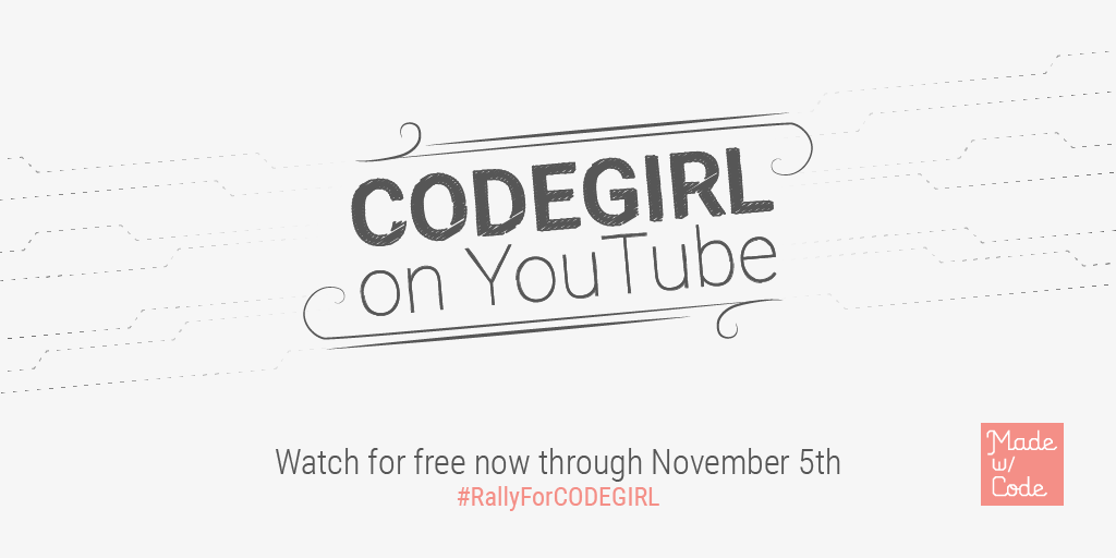 GoogleForEdu's tweet photo. Watch CODEGIRL with your class &amp; help young girls find the beauty in code https://t.co/YJvisALRv7 #RallyForCODEGIRL https://t.co/hJCI3jfRjO